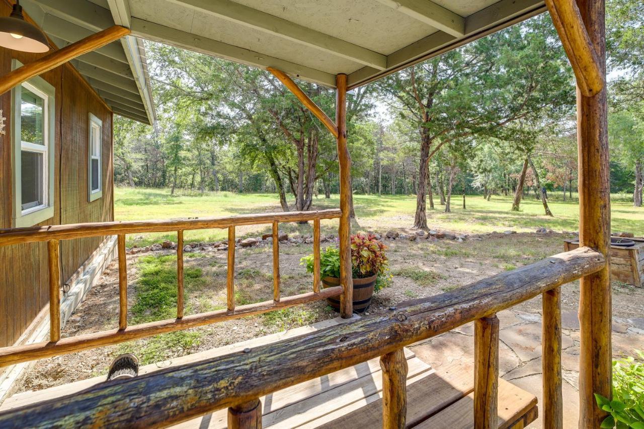 Lazy Bear Cabins 1 At Tuskahoma Near Sardis Lake! Exterior photo