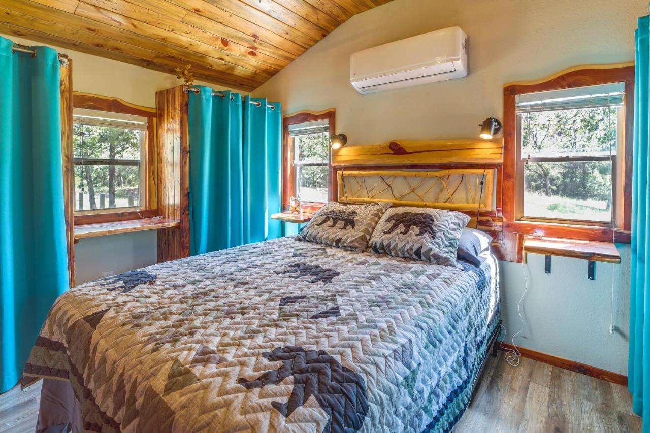Lazy Bear Cabins 1 At Tuskahoma Near Sardis Lake! Exterior photo