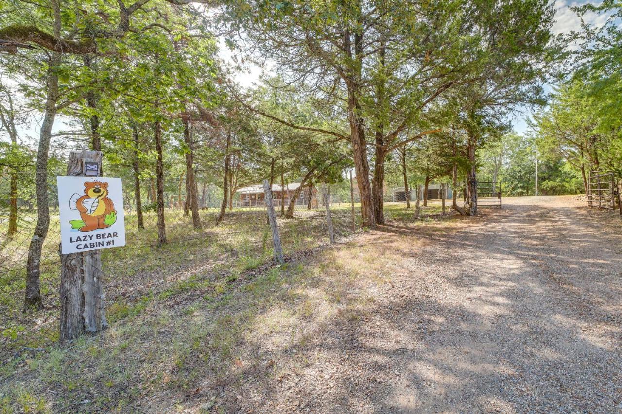 Lazy Bear Cabins 1 At Tuskahoma Near Sardis Lake! Exterior photo